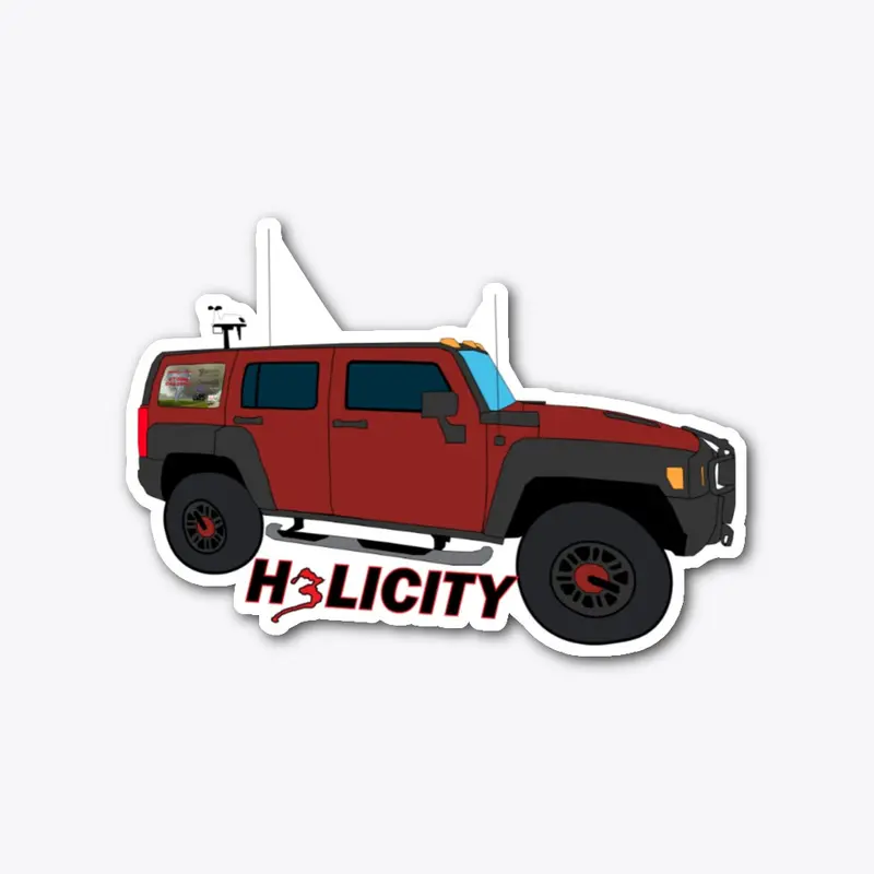 H3LICITY Die Cut Sticker